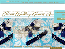 Tablet Screenshot of custom-wedding-garters.com.au